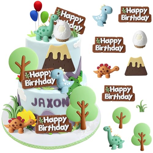 dellyy Tiere Kuchendeko Dinosaurier-Thema 12 Stück,Dinosaurier Tortendeko,Kaninchen Tortenaufleger,Kuchendeko Geburtstag,Cartoons Kuchen Topper für Geburtstagstorten, Party-Kuchendekorationen dellyy Tiere Kuchendeko Dinosaurier-Thema 12 Stück,Dinosaurier Tortendeko,Kaninchen Tortenaufleger,Kuchendeko Geburtstag,Cartoons Kuchen Topper für Geburtstagstorten, Party-Kuchendekorationen von dellyy