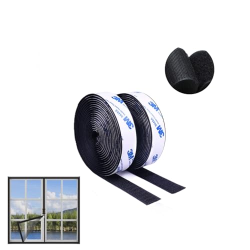 dellyy Velcro Tape, 5m*2cm Double-Sided Velcro Tape, Hook and Loop Tape, Velcro Tape Self-Adhesive Extra Strong für Bildschirme, Böden, Wände dellyy Velcro Tape, 5m*2cm Double-Sided Velcro Tape, Hook and Loop Tape, Velcro Tape Self-Adhesive Extra Strong für Bildschirme, Böden, Wände von dellyy