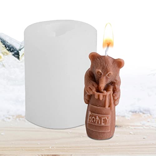 3D Bär Silikonform - Creative Bear 3D Kerze Silikonseifenformen - Silikonharz Form Bär Exquisite für DIY Harz Handwerk, Wanddekoration Delr 3D Bär Silikonform - Creative Bear 3D Kerze Silikonseifenformen - Silikonharz Form Bär Exquisite für DIY Harz Handwerk, Wanddekoration Delr von delr
