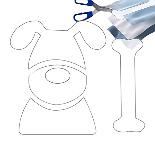 Acryl-Schablonen für Hunde, 2D-Acryl-Steppschablone, kreative Schablone zum Stricken und Nähen, für Muster, , Basteln Delr Acryl-Schablonen für Hunde, 2D-Acryl-Steppschablone, kreative Schablone zum Stricken und Nähen, für Muster, , Basteln Delr von delr
