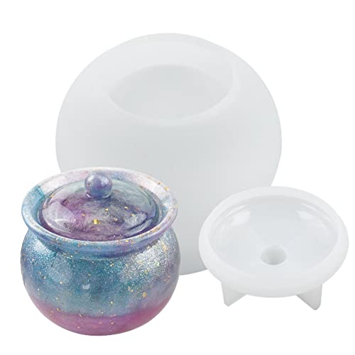 Harzglas, Kerzenformen mit Spiegeleffekt zur Kerzenherstellung, Kerzenhalter, Süßigkeitenbehälter, Epoxidharz, Blumentopf, Geschenke für Frauen und Männer Delr von delr
