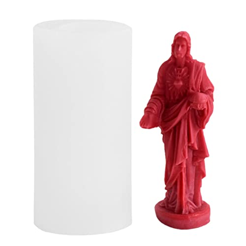 Jesusseife | realistische Jesus-Silikonformen für Epoxidharz, 3D-Silikon, Gott Retter, westlicher Gott, Modellierung, DIY für Kerzen, Seife, Wachs, Backharz Delr von delr