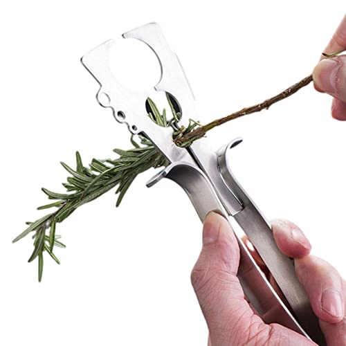 Kräuterabzieher - Kräuterschneider | Küchenhelfer Gemüseschäler für Kohl, Mangold, Kohl, Thymian, Basilikum, Rosmarin Delr von delr