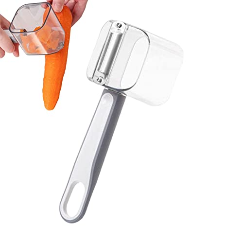 Lagerart Sparschäler - Schälbehälter | Sparschäler, Sparschäler, Sparschäler mit langem ergonomischem Griff für Sicherheit und Kontrolle Delr von delr