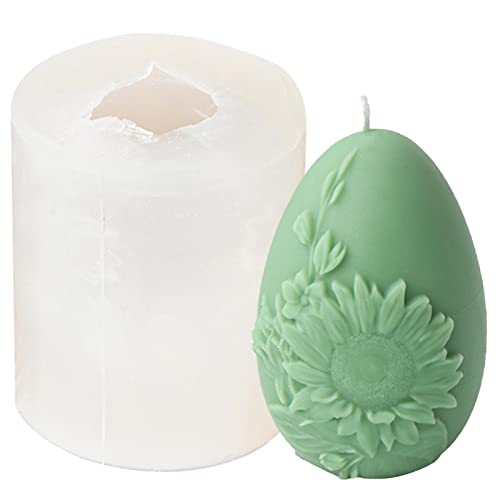 Osterformen aus Silikon, Form für die Herstellung von Seife mit Sonnenblumenmuster - Harzformen in Form einer Form für die Dekoration des Geschenks für Kunsthandwerk aus Gips Delr Osterformen aus Silikon, Form für die Herstellung von Seife mit Sonnenblumenmuster - Harzformen in Form einer Form für die Dekoration des Geschenks für Kunsthandwerk aus Gips Delr von delr