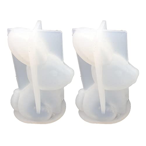 Silikonform Hase - 2er Set Osterhasenkerzenformen | 3D Osterhase Kerzenformen für Seife, Schokolade, Süßigkeiten, Werkzeuge zum Dekorieren Delr Silikonform Hase - 2er Set Osterhasenkerzenformen | 3D Osterhase Kerzenformen für Seife, Schokolade, Süßigkeiten, Werkzeuge zum Dekorieren Delr von delr