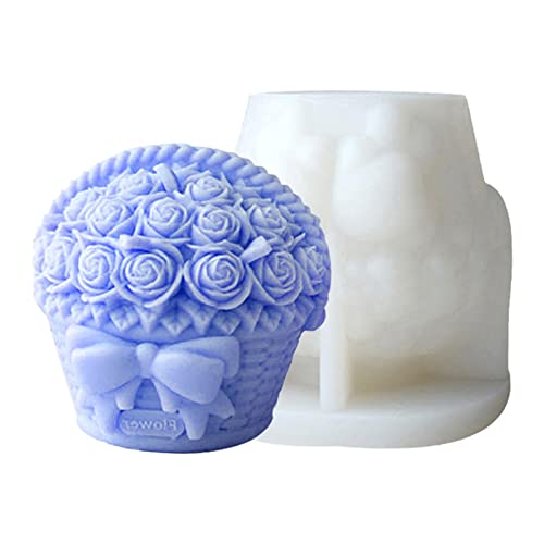 Silikonform für Blumenkorb | Silikonformen für Rosenblüten - Seifenformen für die Dekoration von Kuchen, Kerzen, Gießformen aus Epoxidharz Delr Silikonform für Blumenkorb | Silikonformen für Rosenblüten - Seifenformen für die Dekoration von Kuchen, Kerzen, Gießformen aus Epoxidharz Delr von delr