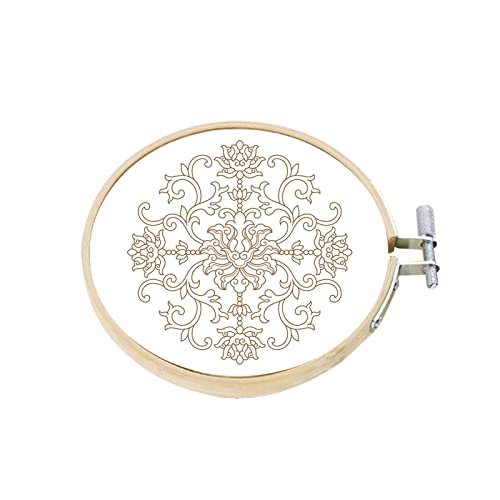 Stickring - Runder Bambus Kreis Kreuzstich Ring | Bambus-Kreuzstichring zum Sticken, Basteln und Nähen Delr Stickring - Runder Bambus Kreis Kreuzstich Ring | Bambus-Kreuzstichring zum Sticken, Basteln und Nähen Delr von delr