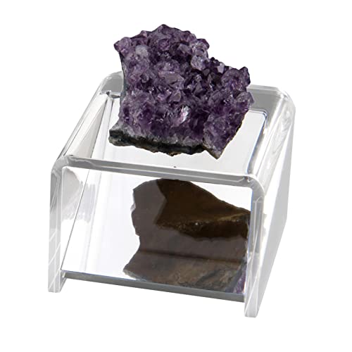 delr Etagere aus Acryl, flexible Staffelei für Regale mit eingebautem Spiegel, transparente Sammlerstücke für Tischbedarf, Schreibtischzubehör für Regale delr Etagere aus Acryl, flexible Staffelei für Regale mit eingebautem Spiegel, transparente Sammlerstücke für Tischbedarf, Schreibtischzubehör für Regale von delr