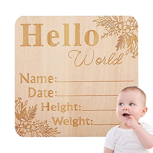 delr Holzschild für Babywerbung, Holzschild für Neugeborene, , Baby-Namensschild, Geschenk für Kindergarten delr Holzschild für Babywerbung, Holzschild für Neugeborene, , Baby-Namensschild, Geschenk für Kindergarten von delr