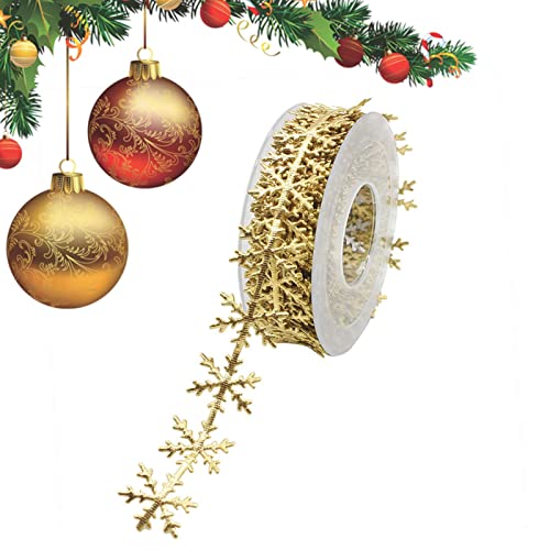 delr Schneeflockenspitze | Schneeflocke aus Filz | Spitzenbänder in Schneeflockenform in Reliefprägung Polyester mit Gold/Silber Glanz 10 als Geschenk delr Schneeflockenspitze | Schneeflocke aus Filz | Spitzenbänder in Schneeflockenform in Reliefprägung Polyester mit Gold/Silber Glanz 10 als Geschenk von delr