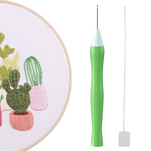 delr Stanznadeln, Stickerei mit Griff, Nadel für Ahle, Garn, Teppich, Fingerhut, Stricken, Marker, Nadeln, Perlen für Ahle, Näharbeiten, DIY delr Stanznadeln, Stickerei mit Griff, Nadel für Ahle, Garn, Teppich, Fingerhut, Stricken, Marker, Nadeln, Perlen für Ahle, Näharbeiten, DIY von delr