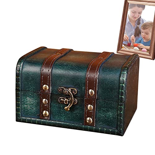 delr Vintage Schmuckschatulle | Vintage Schatz-Erinnerungsboxen für Frauen | Handgefertigter verdickter Veranstalter für Requisiten, antiker Schmuckhalter für Geburtstagsgeschenke delr Vintage Schmuckschatulle | Vintage Schatz-Erinnerungsboxen für Frauen | Handgefertigter verdickter Veranstalter für Requisiten, antiker Schmuckhalter für Geburtstagsgeschenke von delr