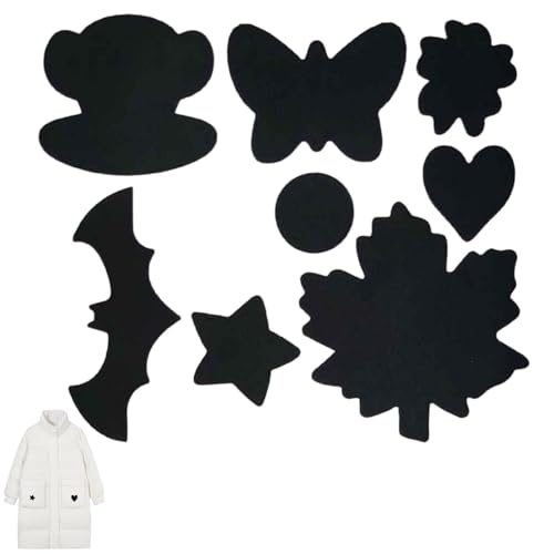 demaxiyad Daunenjacken-Flicken, Stoffaufkleber, Daunenjacken-Reparaturflicken, vorgeschnittener Kleidungs-Reparaturflicken, wasserdichte Aufkleber für Daunenjacke, Zeltkleidung, Tasche demaxiyad Daunenjacken-Flicken, Stoffaufkleber, Daunenjacken-Reparaturflicken, vorgeschnittener Kleidungs-Reparaturflicken, wasserdichte Aufkleber für Daunenjacke, Zeltkleidung, Tasche von demaxiyad