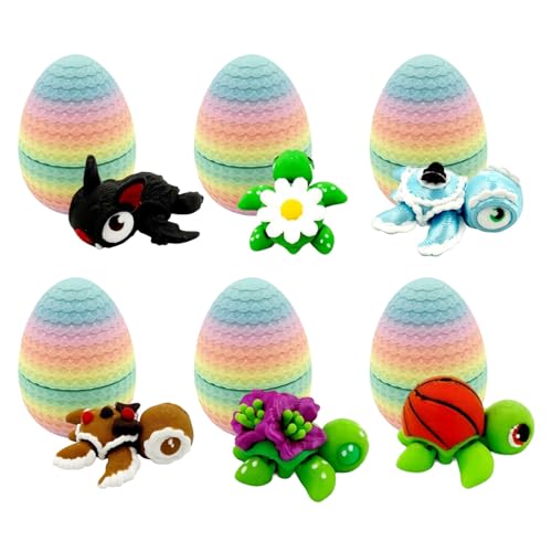 demaxiyad Drachenei Spielzeug | 3D-Druck Osterdekor - Mini Figuren Set Sichere Sammelobjekte Fidgetspielzeug Lernspielzeug Deko für Kinder Ostern Mädchen demaxiyad Drachenei Spielzeug | 3D-Druck Osterdekor - Mini Figuren Set Sichere Sammelobjekte Fidgetspielzeug Lernspielzeug Deko für Kinder Ostern Mädchen von demaxiyad