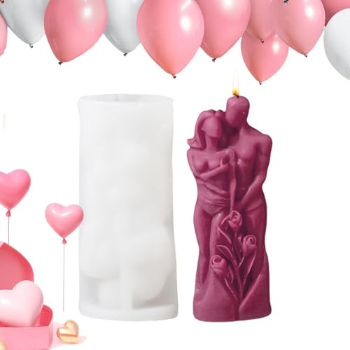 demaxiyad Epoxidharz Formen für Umarmungspaar, Liebhaber Silikonform für Harz | Küssen Paare Fondant Cake Seife Handgemachte Gips Epoxidharz Form - von demaxiyad
