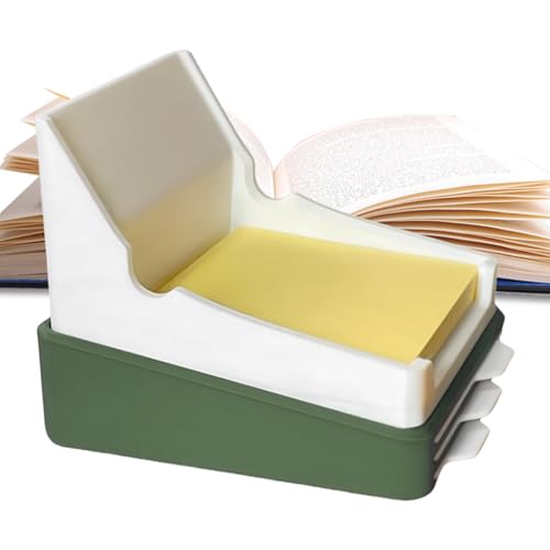 demaxiyad Haftnotiz-Organizer – 7,6 x 7,6 cm Haftnotizhalter für den Schreibtisch, Schreibtisch-Aufbewahrungsbox, Zubehör, Notizblock für Schule, Studenten, Klassenzimmer Organisation von demaxiyad