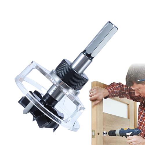 demaxiyad Holzbearbeitung Bohrkranz | 35 mm Positionierlochschneider - Legierungs-Scharnierbohrschablone Mit Führung Für Heimwerkerprojekte Möbelbau & Schubladeninstallation von demaxiyad
