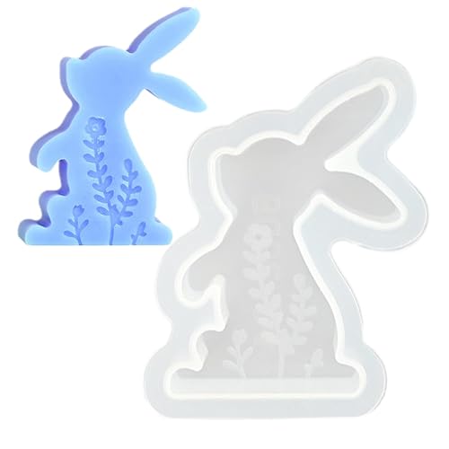 demaxiyad Ostern Kerzenformen aus Silikon, Osterhasen Kerzenform - handgefertigte Frühlingskaninchen Kerzengießform | DIY Handwerk Silikon demaxiyad Ostern Kerzenformen aus Silikon, Osterhasen Kerzenform - handgefertigte Frühlingskaninchen Kerzengießform | DIY Handwerk Silikon von demaxiyad