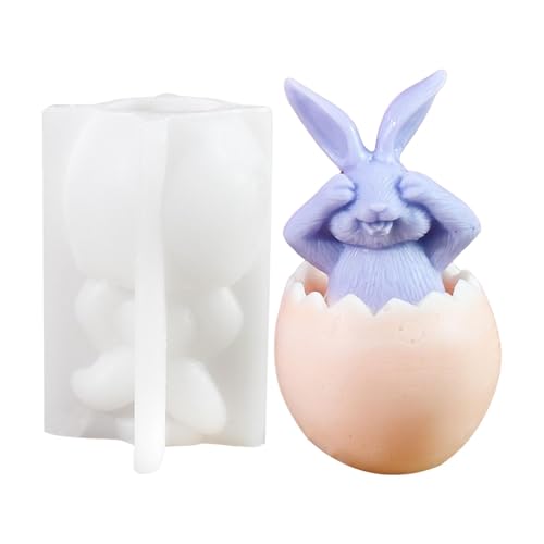 demaxiyad Ostern Silikonformen, Osterhasen Silikonform | Ostereier Harzform, Silikonform Epoxidharz Formen, Silikonformen Osterhasen für Seife gemacht von demaxiyad