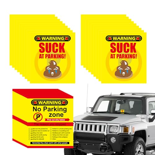 demaxiyad Parknotizkarten - 50x Lustiger Parkzettel-Streich | Originelle Geschenkideen Für Autofans Erwachsene Freunde Weihnachten Valentinstag von demaxiyad