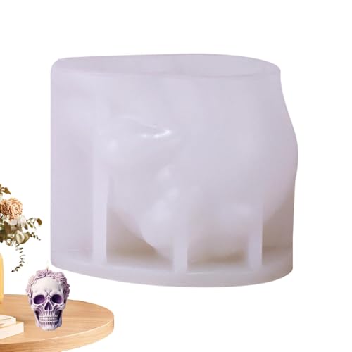 demaxiyad Schädel Harz Form, Schädel Silikonform, Harz Schädel Formen, Epoxidharz Gießform, DIY DIY Kerzenherstellung Formen Handgemachte für von demaxiyad