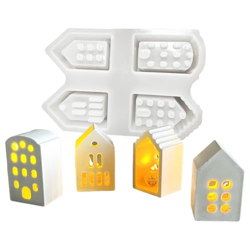 demaxiyad Silikonhausform, Haussilikonform | Silikonformen Kerzengießformen - Hauskerzenform, flexible Handwerksbedarf für Thanksgiving, demaxiyad Silikonhausform, Haussilikonform | Silikonformen Kerzengießformen - Hauskerzenform, flexible Handwerksbedarf für Thanksgiving, von demaxiyad