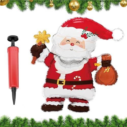 demaxiyad Weihnachtsmann Ballon, Weihnachtsrentier Ballons, Rentier Ballons, Weihnachtsdekoration Ballons, Weihnachtsdekoration Ballons, Rentier Weihnachtsfeier Ballons, Weihnachtsfeier Ballons mit von demaxiyad