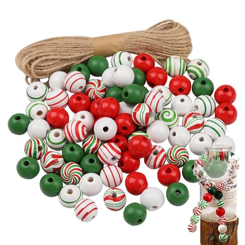 demaxiyad Weihnachtsperlen Set | Holzperlen Set Für Weihnachtsschmuck | Dekoration Festlich Für Aktivitäten Frauen Mädchen Basteln Kunst Fest Party demaxiyad Weihnachtsperlen Set | Holzperlen Set Für Weihnachtsschmuck | Dekoration Festlich Für Aktivitäten Frauen Mädchen Basteln Kunst Fest Party von demaxiyad
