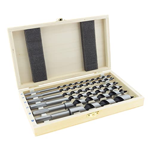 der kleine Handwerker Schlangenbohrer 230 mm Set 6-tlg. aus Kohlenstoffstahl 6-8-10-12-16-20 mm in Holzbox der kleine Handwerker Schlangenbohrer 230 mm Set 6-tlg. aus Kohlenstoffstahl 6-8-10-12-16-20 mm in Holzbox von der kleine Handwerker