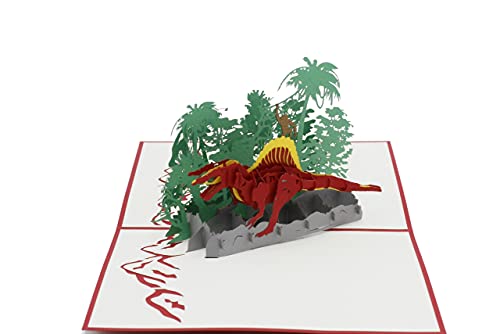 design3dkarten® Dinosaurier, Spinosaurus, Geburtstagskarte Dino, Saurier, 3d Klappkarte, Pop Up Karte, Glückwunschkarte, Grußkarte, Geschenkkarte design3dkarten® Dinosaurier, Spinosaurus, Geburtstagskarte Dino, Saurier, 3d Klappkarte, Pop Up Karte, Glückwunschkarte, Grußkarte, Geschenkkarte von design3dkarten
