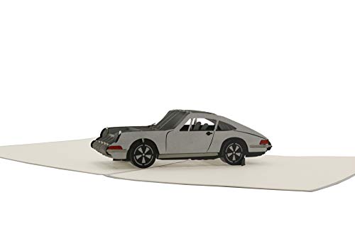 design3dkarten® Sportauto, Sportwagen, 3d Klappkarte Führerschein, Pop Up Karte, Glückwunschkarte, Grußkarte, Geschenkkarte von design3dkarten