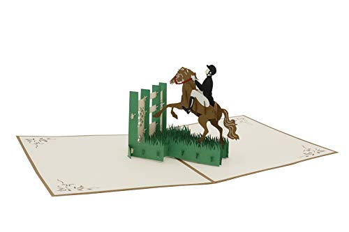 design3dkarten® Springreiter, Pferde, Reitsport, 3d Klappkarte, Pop Up Karte, Glückwunschkarte, Grußkarte, Geschenkkarte design3dkarten® Springreiter, Pferde, Reitsport, 3d Klappkarte, Pop Up Karte, Glückwunschkarte, Grußkarte, Geschenkkarte von design3dkarten