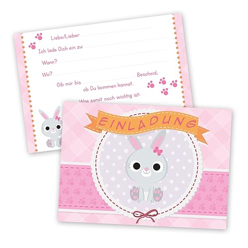 #detailverliebt 15 rosa Einladungskarten Häschen I dv177 I DIN A6 I Hase Einladung für Mädchen I zum Ausfüllen I Kinder-Geburtstag Baby-Party #detailverliebt 15 rosa Einladungskarten Häschen I dv177 I DIN A6 I Hase Einladung für Mädchen I zum Ausfüllen I Kinder-Geburtstag Baby-Party von #detailverliebt