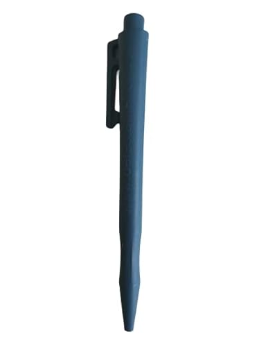 Detektierbare HD Stifte, Kugelschreiber, detektierbar, einziehbare Mine, mit Clip, metall- und röntgendetektierbar (100 Stück, Blau) von detektierbar.de