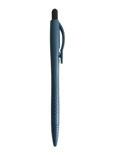 Detektierbarer Kugelschreiber mit einziehbarer Mine und Clip, metal- und x-ray detectable ballpen (Tintenfarbe schwarz) von detektierbar.de