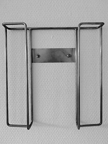 Detektierbar.de Dokumentenhalter A4 aus Edelstahldraht – Perfekter Wandhalter für Produktionsbereiche, Industrie, Büro, Werkstatt, Labor, langlebig und hygienisch von detektierbar.de