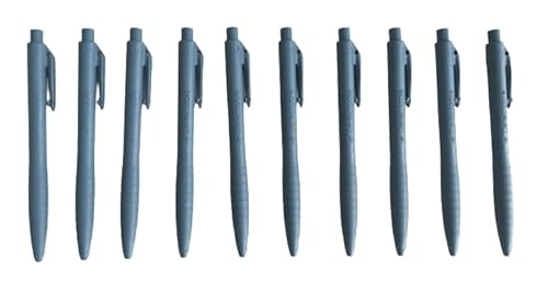 Detektierbarer Blauer Kugelschreiber - Einziehbar, Lebensmittelsicher, HACCP-Konform, Metall- und X-Ray-Detektion, Industriequalität, Sicherheitskugelschreiber für Lebensmittelproduktion (25 Stück) von detektierbar.de