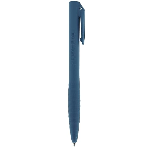 Kugelschreiber, mit Clip, detektierbar, starre Mine, Metall- und X-Ray- detektierbar (Blau) von detektierbar.de
