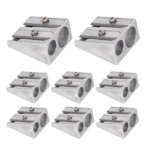 Doppelloch Bleistiftspitzer, 8 Stück Magnesium-Bleistiftspitzer Hand-Bleistiftspitzer, Metall-Bleistiftspitzer Magnesium, Kleine Anspitzer Für Schulen Büros Art Doppelloch Bleistiftspitzer, 8 Stück Magnesium-Bleistiftspitzer Hand-Bleistiftspitzer, Metall-Bleistiftspitzer Magnesium, Kleine Anspitzer Für Schulen Büros Art von dewdat