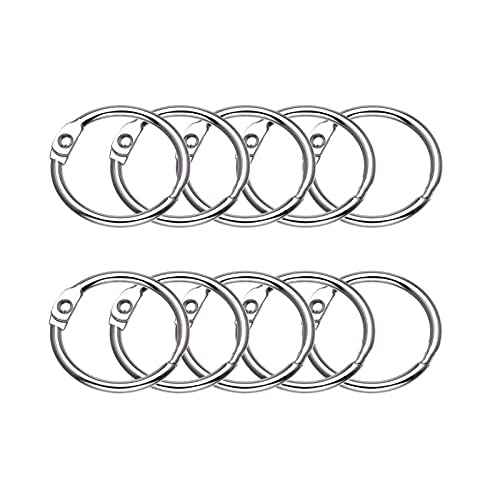 DEZIINE Ringbuch/Buchring für Sammelalben, 10 Stück (50 mm) von deziine