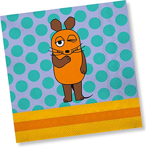 DH-Konzept Die Maus Servietten 20 Stück // Kindergeburtstag Sendung mit der Maus DH-Konzept Die Maus Servietten 20 Stück // Kindergeburtstag Sendung mit der Maus von DH-Konzept