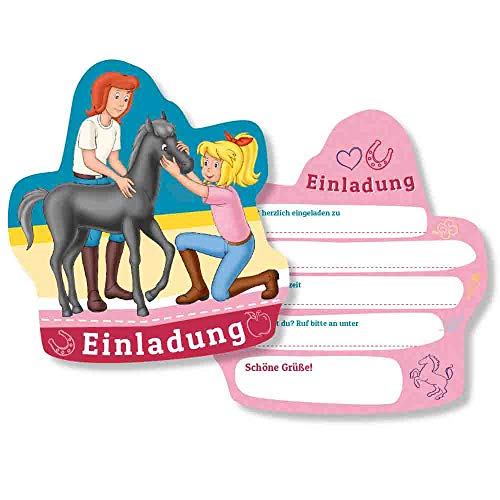 DH-Konzept Einladungskarten Bibi und Tina 6er Pack DH-Konzept Einladungskarten Bibi und Tina 6er Pack von DH-Konzept