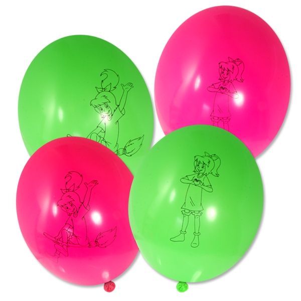 Bibi Blocksberg Luftballons, 8er Pack Latexballons mit der kleinen Hexe von dh-konzept