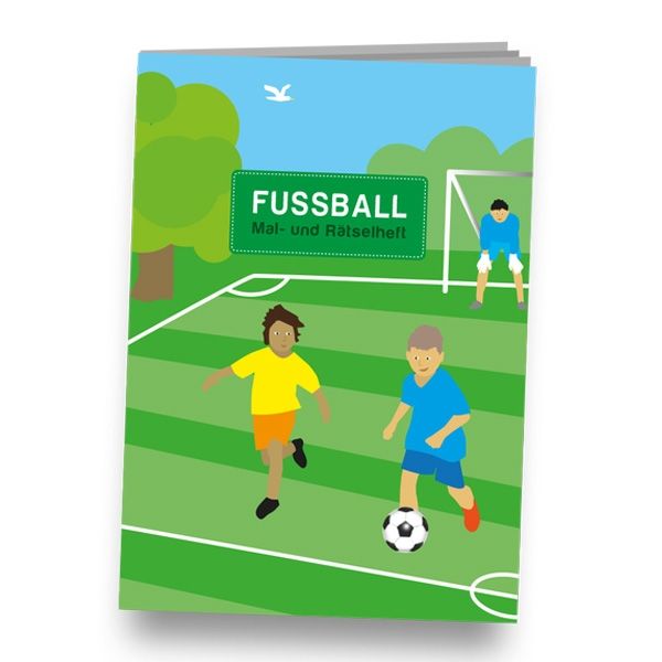 Gastgeschenke - Mal-und Rätselheft "Fussball", DIN A6 von dh-konzept