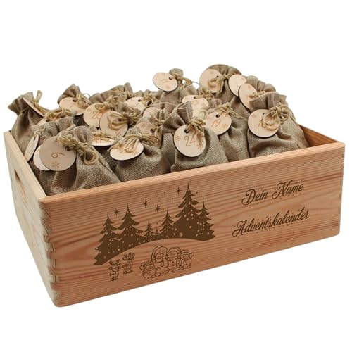 Adventskalender mit Name, Adventskalender zum Befüllen, Adventskiste Kinder, Adventskalender Kinder, Adventskiste personalisiert, Weihnachtskalender aus Holz mit Namen Schneemann Adventskalender mit Name, Adventskalender zum Befüllen, Adventskiste Kinder, Adventskalender Kinder, Adventskiste personalisiert, Weihnachtskalender aus Holz mit Namen Schneemann von die-veredler