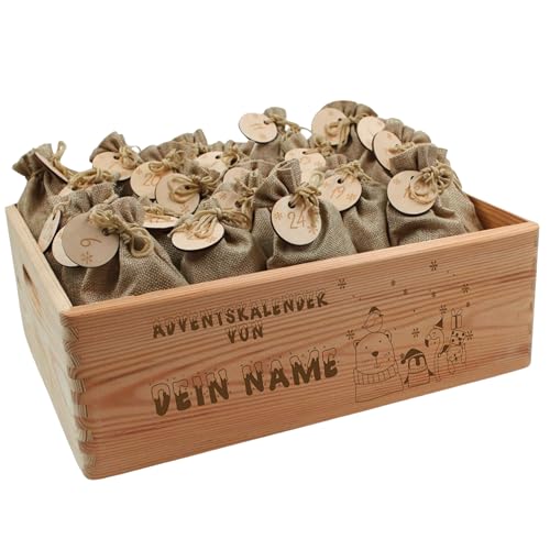 Adventskalender mit Name, Adventskalender zum Befüllen, Adventskiste Kinder, Adventskalender Kinder, Adventskiste personalisiert, Weihnachtskalender aus Holz mit Namen Tiere Adventskalender mit Name, Adventskalender zum Befüllen, Adventskiste Kinder, Adventskalender Kinder, Adventskiste personalisiert, Weihnachtskalender aus Holz mit Namen Tiere von die-veredler