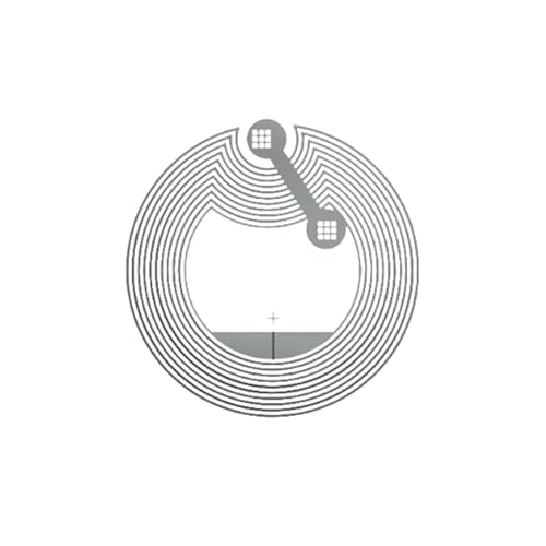 dijiusidy Kreisförmige Near Field Communication Cards Wiederbeschreibbares 25 mm NTAG213 mit selbstklebender Rückseite Programmierbares 144 Byte Speicher Tag, Rundheit von dijiusidy