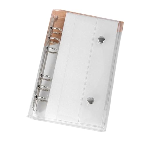 dijiusidy Stickerbuch, Ordner, Klarsichtbuch, Abreißstil, kleine Organisation, vielseitig, langlebig, einfach für Schule, Büro, Hohe Transparenz – A6 von dijiusidy