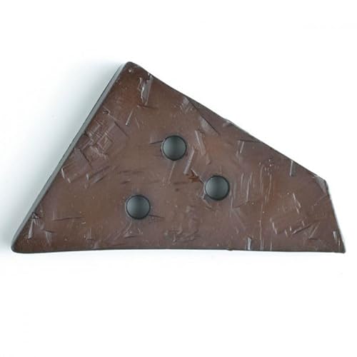 Dill Abstrakte Kunststoffknöpfe, Braun, Vorteilspackung, 12 Stück Dill Abstrakte Kunststoffknöpfe, Braun, Vorteilspackung, 12 Stück von dill and mint